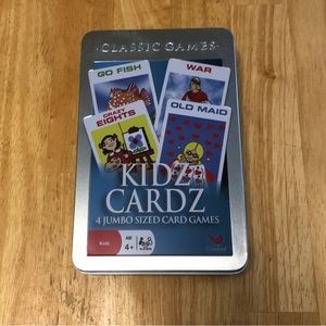 4 Jumbo Size Card Games
